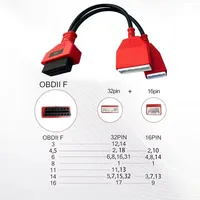 Cables de 16+32 pines para adaptador Nissan Autel Gateway para Nissan Sylphy, cables de diagnóstico OBD2 de 16 y 32 pines