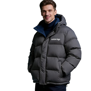 Manteau en duvet de luxe pour homme, style streetwear décontracté, coupe oversize, veste matelassée chaude en <span class=keywords><strong>softshell</strong></span> - Product Image 1