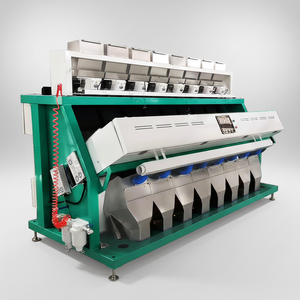 8 Chutes Color Sorter Machine for Peanut Coffee Beans Barley Rice Optical Colour Sorting Equipment - Product Image 1