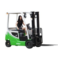 Mini Montacargas Eléctrico Heli de 2 y 2.5 Toneladas de Capacidad, con Batería de Iones de Litio, Mástil Tríplex, para Manejo de Materiales en Almacenes