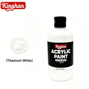 Ensemble de 24 couleurs de <span class=keywords><strong>peinture</strong></span> <span class=keywords><strong>acrylique</strong></span> en bouteille de 250 ml avec boîte de couleurs pour la <span class=keywords><strong>peinture</strong></span> murale et les grands projets artistiques, texture épaisse et forte couvrance - Product Image 6