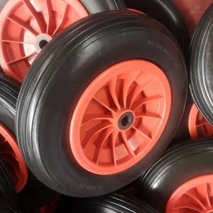 Roues en polyuréthane Maxtop pas chères de 14 pouces, roues en mousse PU 350-8 pour <span class=keywords><strong>brouette</strong></span>/remorque de jardin/chariot à main, 3.50-8 pour la manutention des matériaux - Product Image 4