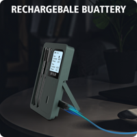 Thermomètre alimentaire intelligent sans fil Bluetooth à double sonde en métal avec une portée de transmission de 500 pieds pour la cuisson au barbecue et la cuisine