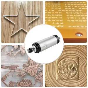 Vente directe usine : Kits de moteurs de broche CNC refroidis par eau 3KW 24000 tr/min 220V/380V avec variateur de fréquence 3.7KW pour machine de fraisage CNC - Product Image 6