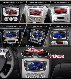 7inch Touchscreen Car Radio <strong>Ford</strong> Focus II S-Max C-Max Mondeo Galaxy II <strong>Kuga</strong> 2008-2011 2DIN Android <strong>Auto</strong> CarPlay Built-in GPS DSP - Product Image 3
