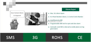 Température Humidité 4G SMS enregistreur de données Sécurité alarme lumière stroboscopique son flash sirène alarme - Product Image 6