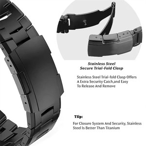 Bracelet de montre en alliage de titane métallique de luxe à ajustement rapide 26 mm 22 mm pour Garmin Fenix 8 Strap E 7x 6x Pro/5x /5x Plus Instinct - Product Image 3
