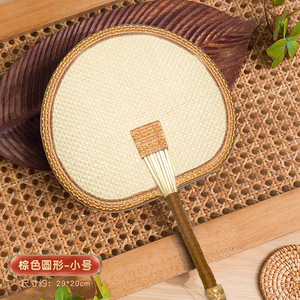 Handmade Wheat Straw Fan Large Size For Home <b>Summer</b> Use Craft <b>Decoration</b> - Product Image 4