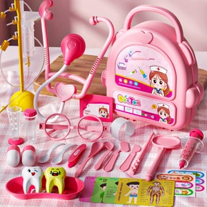 Children's Pretend Play Medical Backpack Storage Box Injection Play House <b>Toy</b> <b>Set</b> Simulation Medicine Box - Product Image 2