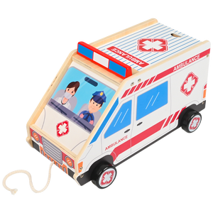 Jouet de <span class=keywords><strong>docteur</strong></span> en bois pour enfants, vente chaude, jeu de simulation de maison, jeu de rôle, jouet de dentiste, série ambulance pour garçon et fille, cadeau - Product Image 6