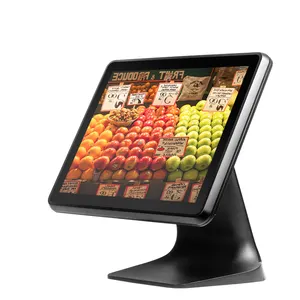 15 Inch All In 1 Point Of Sale Touch System Cash Register POS Software For Retail Stores Or Restaurant Bars