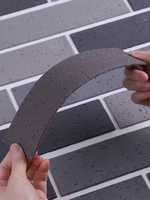 Briques de parement en argile flexible MCM fines, pierre rouge, extérieur, carreaux de céramique souples