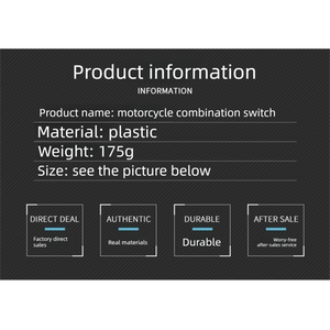 Adequado para Modificação de Assento Combinado de Motocicleta <span class=keywords><strong>Kawasaki</strong></span>, Dispensador de Combustível, Interruptor de Partida e Parada com Grande Torque - Product Image 5