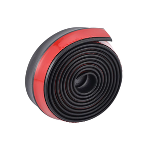 2.5M Universal PU Front Bumper Lip Splitter <b>Rubber</b> Protector Car Front Spoiler Skirt Anti-Collision <b>Strip</b> With 3M Tape - Product Image 2