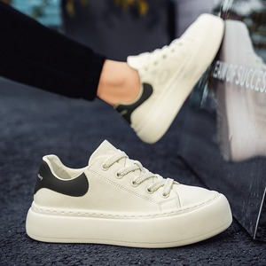 Nouvelles baskets blanches à plateforme style universitaire printemps 2026 pour adolescents – Chaussures de sport tendance et décontractées - Product Image 4