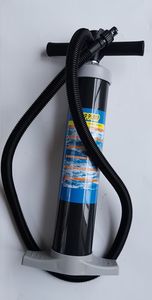 Pompe à air manuelle à double <span class=keywords><strong>action</strong></span> haute pression pour piscine, jouets gonflables, pompe à main 15 PSI 2,5L jaune taille moyenne - Product Image 4