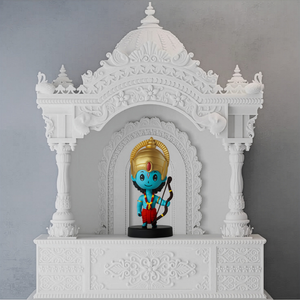 Shree Ram Bobblehead Dashboard Idol Resin Spiritual Car Dashboard Decoration Hindu Decorative <b>Statue</b> for Home Office Decor - Product Image 6