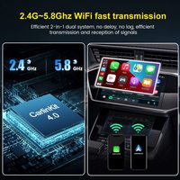 Carlinkit-mini caja de vídeo multimedia 4,0, inalámbrica, android, caja automática, carplay, ai