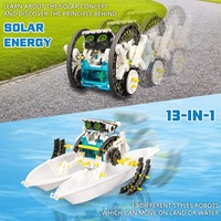 Kits de robots solaires 13 en 1, jouets éducatifs, robotique, énergie solaire, jouet énergétique pour enfants, plastique, âges 4-9, unisexe