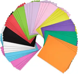Juego de papel de espuma de Color Eva de 5,5x8,5 pulgadas para proyectos de manualidades para preescolares aula Scrapbooking DIY artesanía