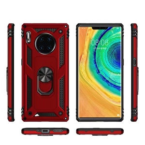 Cover per anello magnetico per auto antiurto a doppio strato di vendita calda per <span class=keywords><strong>Huawei</strong></span> Mate <span class=keywords><strong>10</strong></span> 20 30 40 X Pro Plus <span class=keywords><strong>Lite</strong></span> Case - Product Image 1