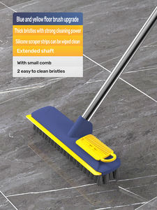 Fonoran, el más nuevo, 2 en 1, cepillo para fregar el suelo, cepillo para escoba, limpieza de suelos de plástico, escoba, cepillo para fregar - Product Image 4