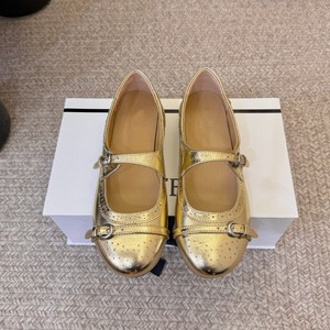 Zapatos planos Mary Jane con punta redonda y cierre de hebilla con correa en T de charol para mujer, color dorado y negro, talla 36 37 38 39 40 - Product Image 3