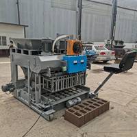 Nouvelle machine automatique de fabrication de briques en ciment, machine mobile de fabrication de blocs creux en béton pour la construction