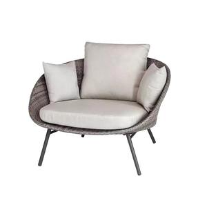 Ensemble de canapés en rotin d'extérieur en forme de L, structure en alliage d'aluminium, mobilier de jardin imperméable pour balcon, terrasse, usage de loisirs - Product Image 5