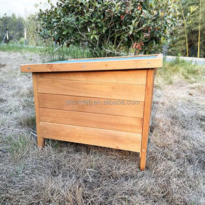 Lüks çevre dostu kedi evi ve tavşan kafesi Modern evcil hayvan kafesi katı ahşap yapılmış - Product Image 3