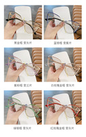 8330 nouvelles lunettes de soleil rétro yeux de chat pour femmes coréenne rue mode diamant visage forme Match lunettes décoratives-8330