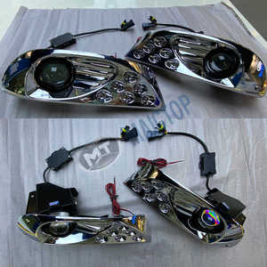 Aplicable a los faros antiniebla delanteros, luces de circulación diurna y faros antiniebla delanteros LED del Toyota Prado FJ120 de 2003-2009. - Product Image 1