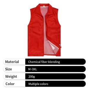 Chaleco de Seguridad Unisex al por Mayor con Impresión de Logotipo para Hombres, Chaleco de Voluntario para Publicidad - Product Image 2