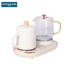 <span class=keywords><strong>Bouilloire</strong></span> électrique à double zone, théière, pot en céramique pour la préparation de boissons saines, nouvelle tendance 2026, contrôle de la <span class=keywords><strong>température</strong></span> domestique - Product Image 1