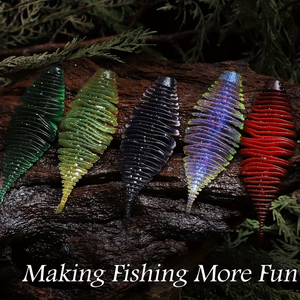Esche da Pesca Bioniche in PVC Morbido e Resistente, Swimbait, Vermi e <span class=keywords><strong>Minnow</strong></span> <span class=keywords><strong>per</strong></span> Trota, <span class=keywords><strong>Spigola</strong></span>, Lucioperca, <span class=keywords><strong>Spigola</strong></span> di Mare, Acqua Dolce e Salata, Fiume e Lago - Product Image 6