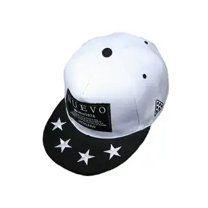 Led ánh sáng mũ dệt vá Polyester kim loại khóa nhân vật Baker Boy cap