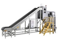 Découpeuse de sacs automatique à conception modulaire pour une installation flexible et adaptable