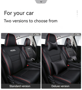 Lüks Napa deri araba koltuk koruyucusu tam kapsama yastık Honda <span class=keywords><strong>HRV</strong></span> 2016-2022 hava yastığı uyumlu araba koltuğu kapakları
