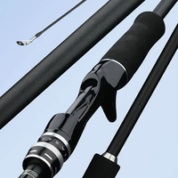 Ensemble complet de canne à pêche pour débutants, directement de l'usine |   Comprend des cannes à pêche spinning et baitcasting avec moulinets pour la micro-pêche et les leurres légers