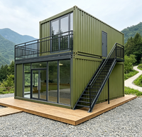 Unité préfabriquée modulaire en verre isolée pour salon sur toit / cabane de glamping / villa showroom pop-up