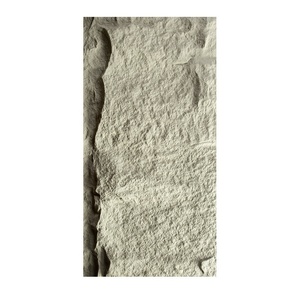 Revêtement mural en pierre PU légère, pierre culturelle, pierre artificielle à effet d'eau, briques murales intérieures en forme de champignon pour villa - Product Image 1