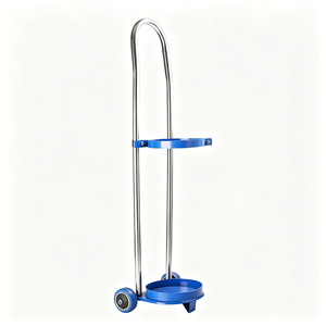 1. Carretilla para Cilindros de Gas Resistente a la Corrosión, Carro con Ruedas de Acero Inoxidable para Botellas, para Uso Médico, de Laboratorio, Industrial y para Gases Especiales - Product Image 1