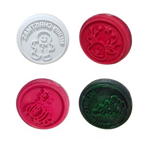 Emporte-pièces <span class=keywords><strong>de</strong></span> Noël en silicone avec manche en bois – Motifs Élan, Père Noël, <span class=keywords><strong>Sapin</strong></span> <span class=keywords><strong>de</strong></span> Noël – Emporte-pièces gaufrés pour biscuits – FABRIQUÉ - Product Image 6