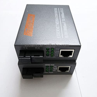 Convertisseur de média industriel Gigabit SC Fibre 10/100/1000M Ethernet RJ45 Monomode/Multimode 40km 80km POE TCP FTTH