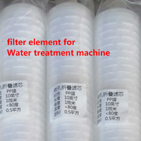 Éléments filtrants personnalisés pour les accessoires de filtre de machine de traitement de l'eau et les éléments filtrants pour équipement de traitement de l'eau en usine