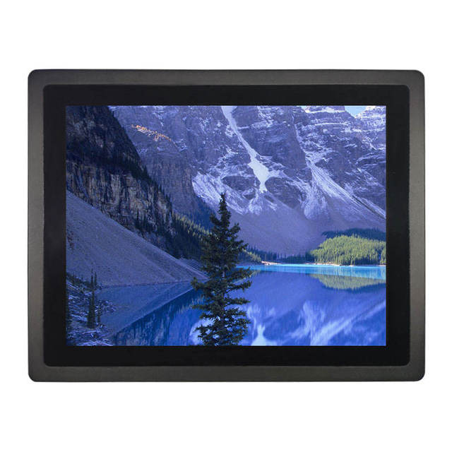 12.1 Inch Portable Touch Screen Monitor Metal Casing Embedded IP65 HMI LCD Industrial Display in Stock