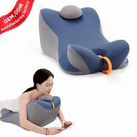 Oreiller à coin ergonomique en mousse à mémoire de forme, oreiller de lecture pour le lit assis, soutien ergonomique pour les maux de dos, oreiller pour les couples