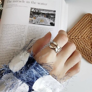 S925 Sterling Silver Cross <b>Ring</b> For Women Wide Wrap <b>Adjustable</b> Index Finger Minimalist Design Everyday Wear - Product Image 3