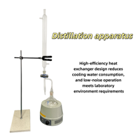 Appareil de laboratoire pour la détermination de la teneur en eau dans le bitume et l'asphalte, appareil de distillation, garantie 1 an, équipement de test de l'asphalte