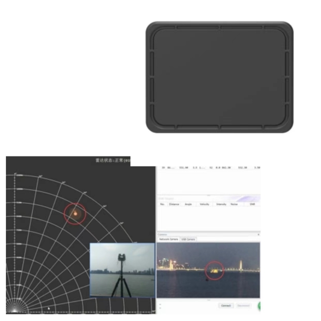 24ghz Security high-precision Long Range Radar 500m Perimeter Security Radar for borders/airports/oilfields/mines/rivers